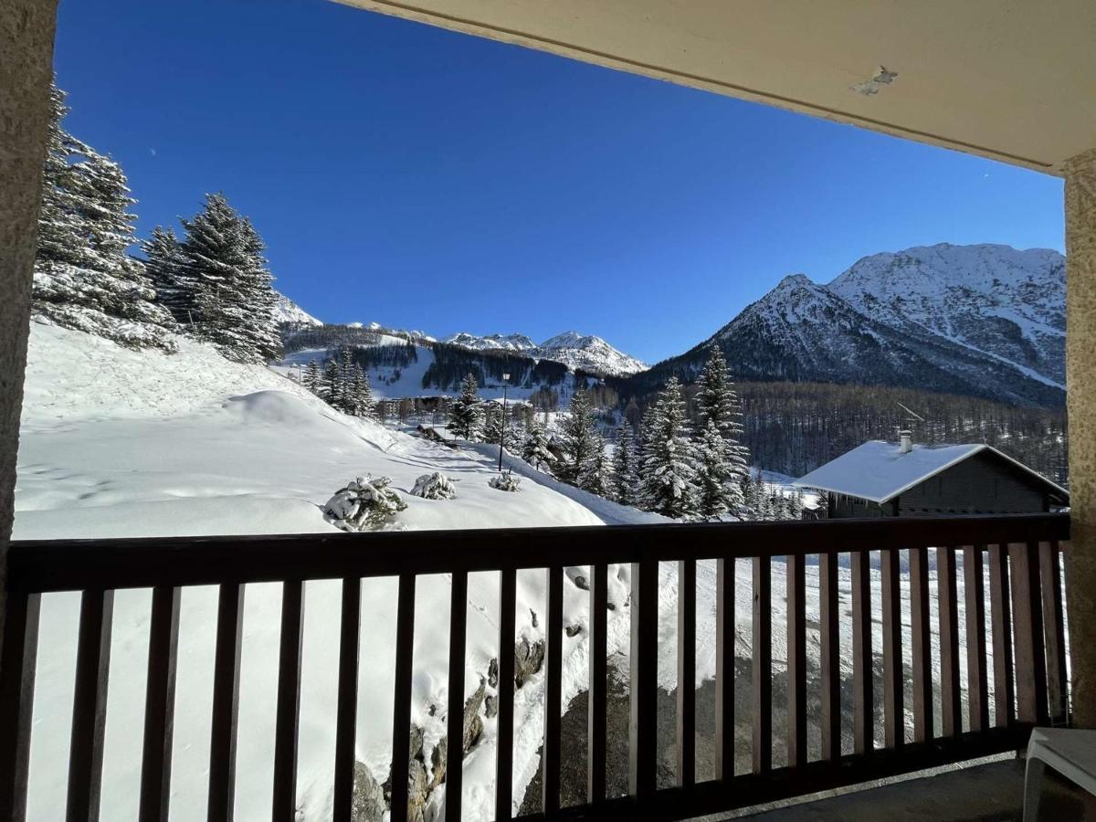Studio Avec Balcon A Montgenevre, Animaux Acceptes - Fr-1-330D-35 Eksteriør bilde